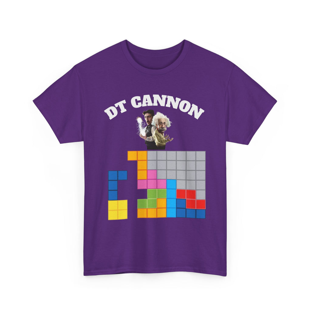 DT Cannon T-Shirt - Funny TETRIS Einstein Tee