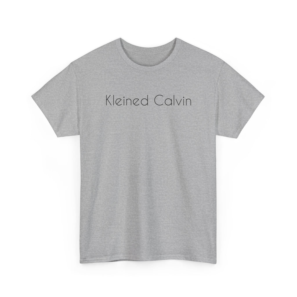 Kleined Calvin Parody Graphic Tee - Funny Heavy Cotton Streetwear Shirt