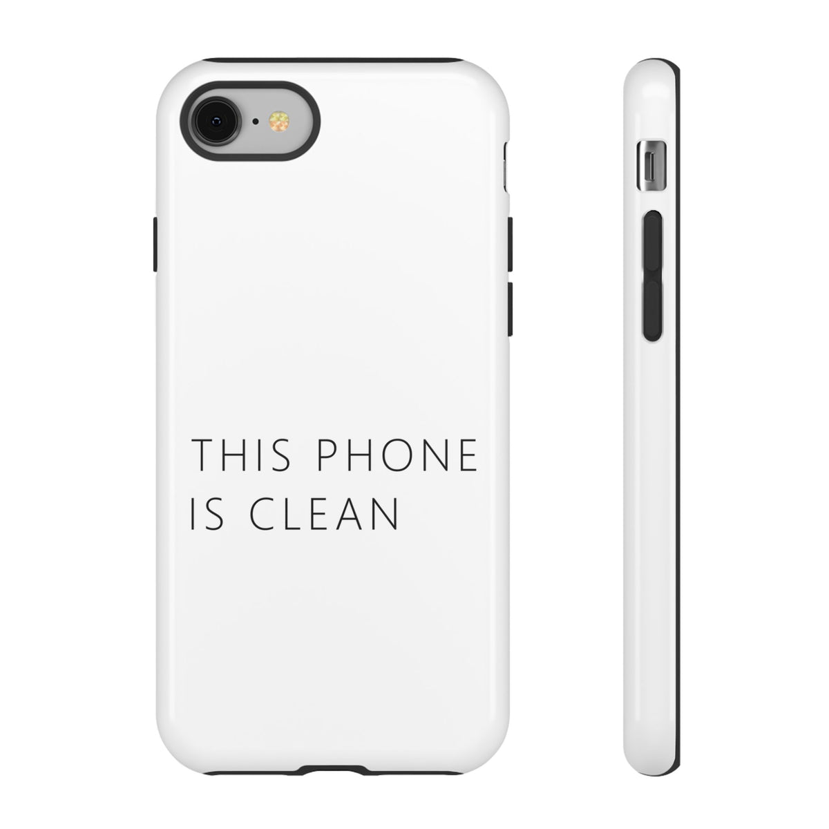 This Phone Is Clean Phone Case – Funny Deadpan Gag Gift Phone Case