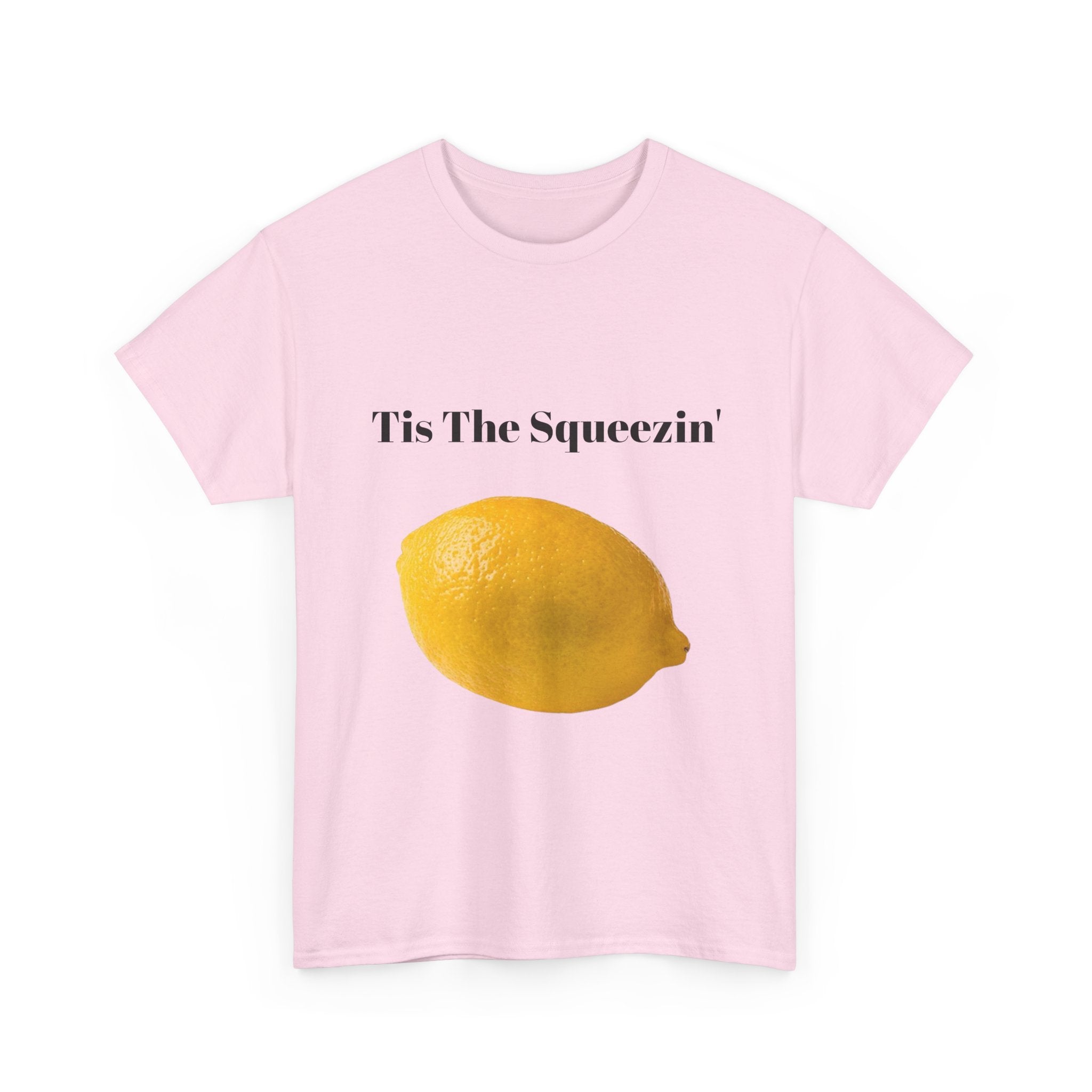 Tis The Squeezin' - Funny Christmas Lemon Pun T-Shirt
