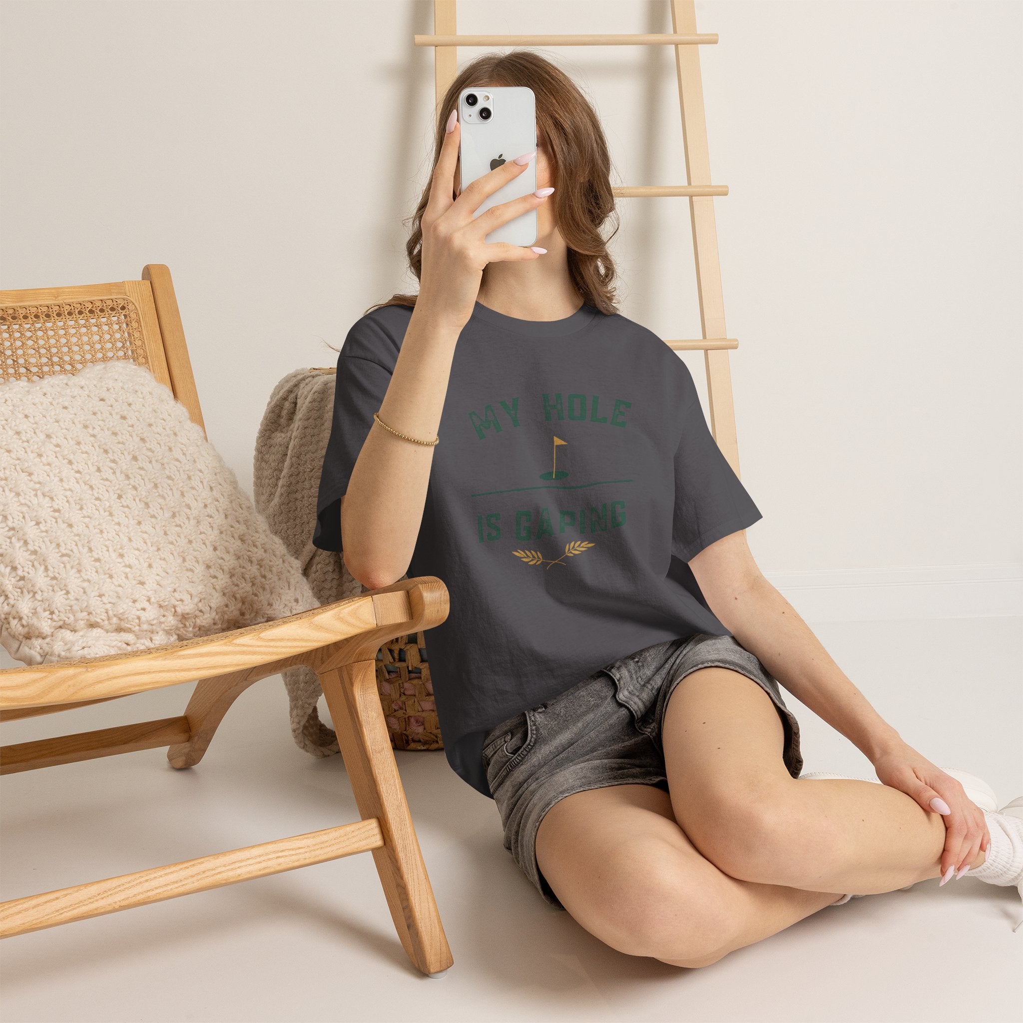 My Hole Is Gaping Shirt – Funny Golf Double Entendre T-Shirt