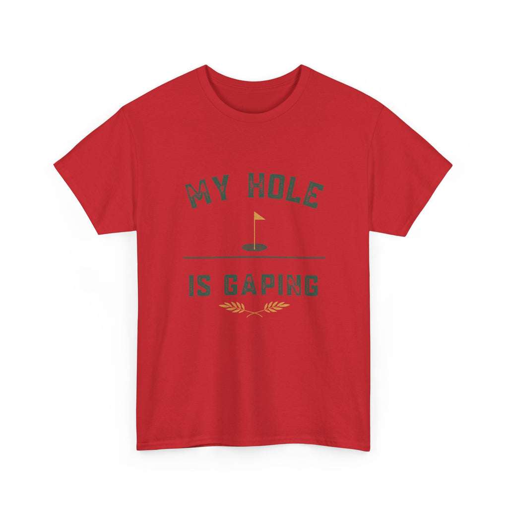 My Hole Is Gaping Shirt – Funny Golf Double Entendre T-Shirt