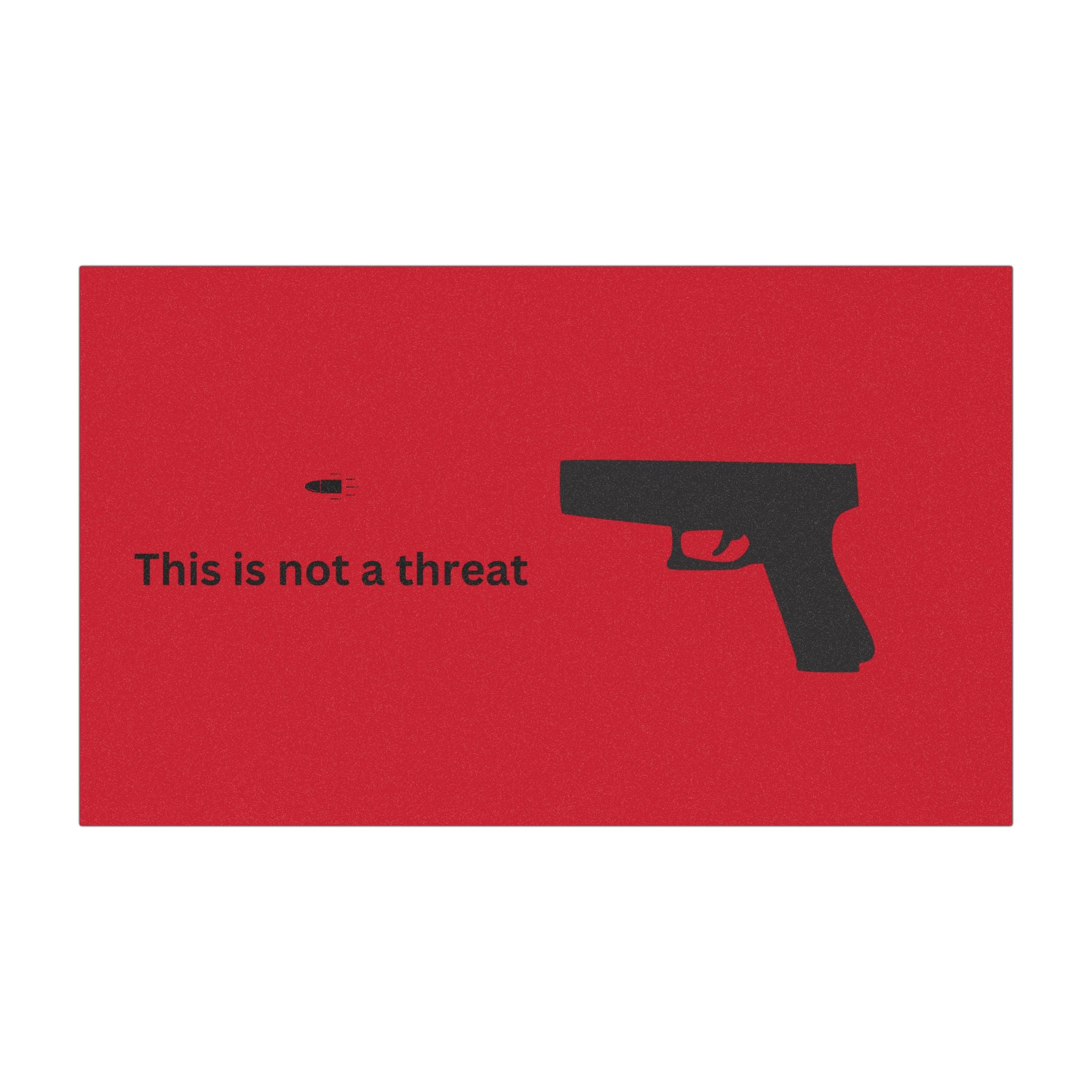 This is not a threat - Funny Car Magnet