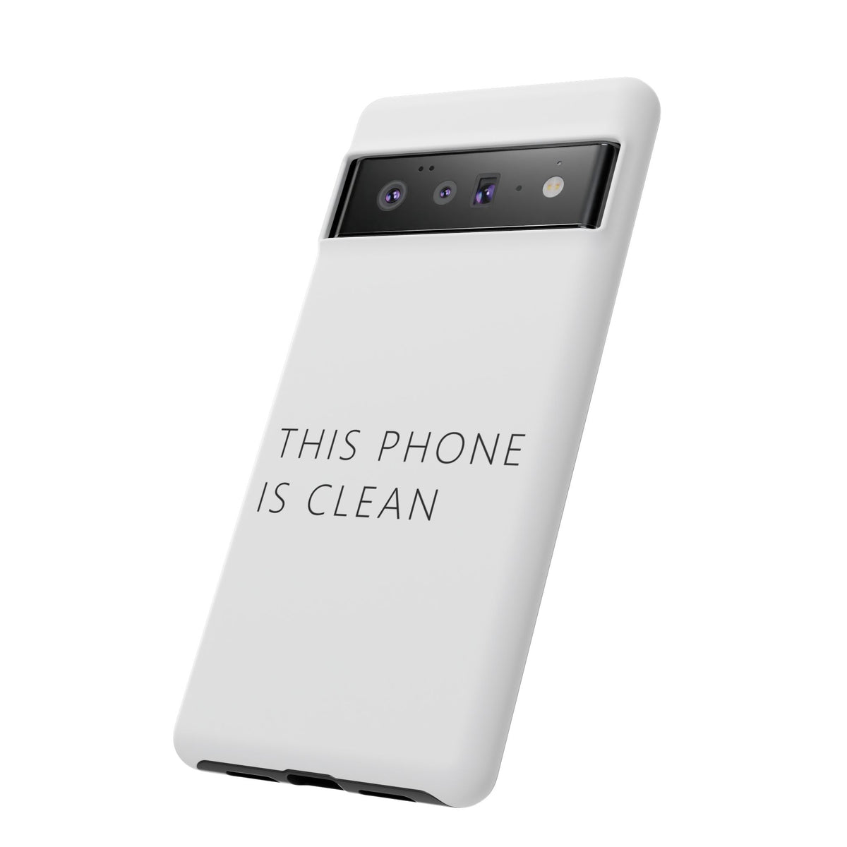 This Phone Is Clean Phone Case – Funny Deadpan Gag Gift Phone Case