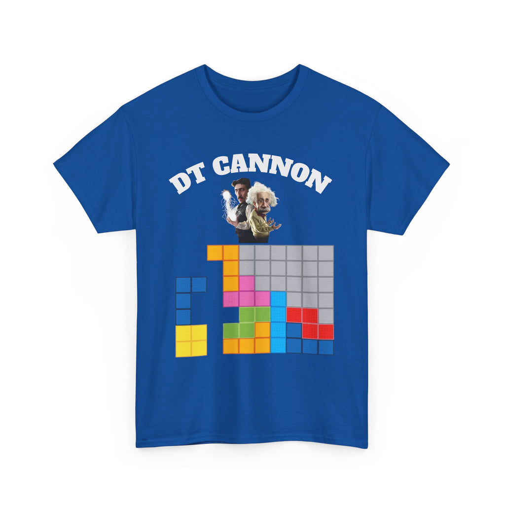 DT Cannon T-Shirt - Funny TETRIS Einstein Tee