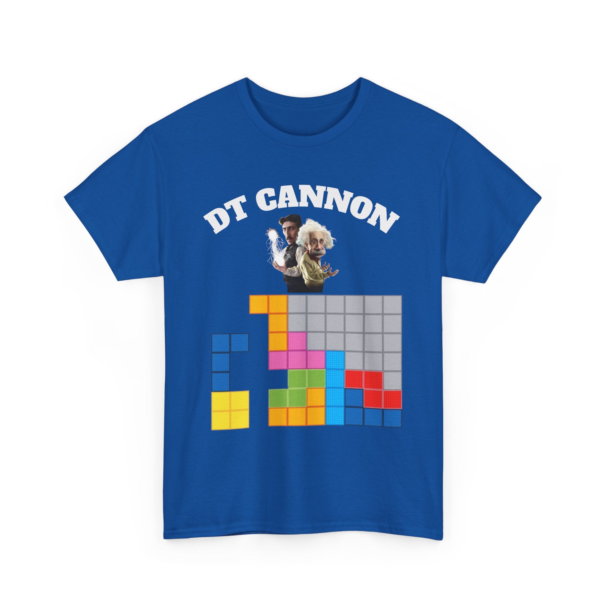 DT Cannon T-Shirt - Funny TETRIS Einstein Tee