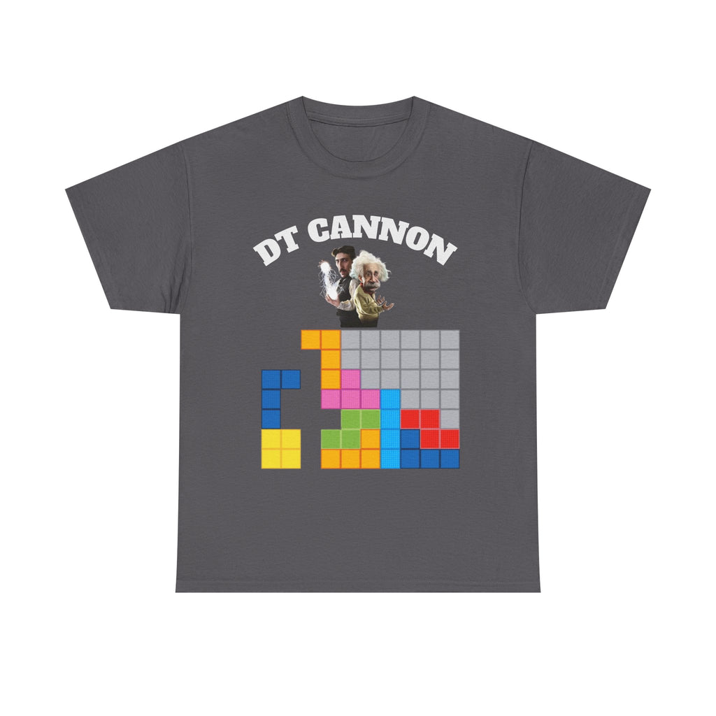 DT Cannon T-Shirt - Funny TETRIS Einstein Tee
