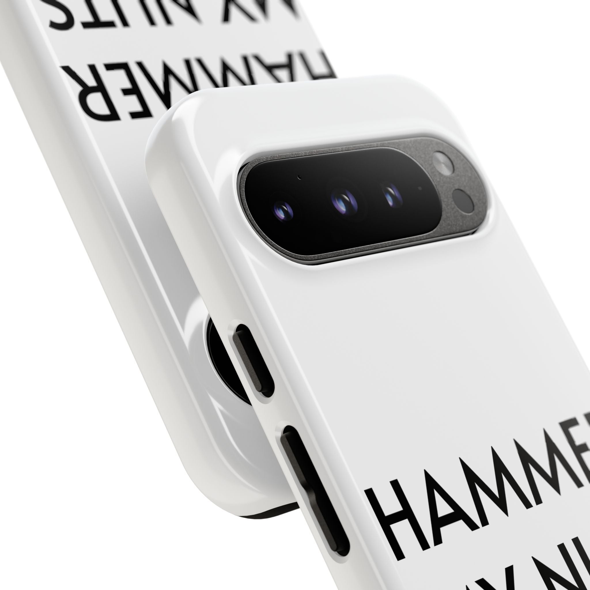 Hammer My Nuts Shock-Proof Phone Case – Funny Meme Protective Cover