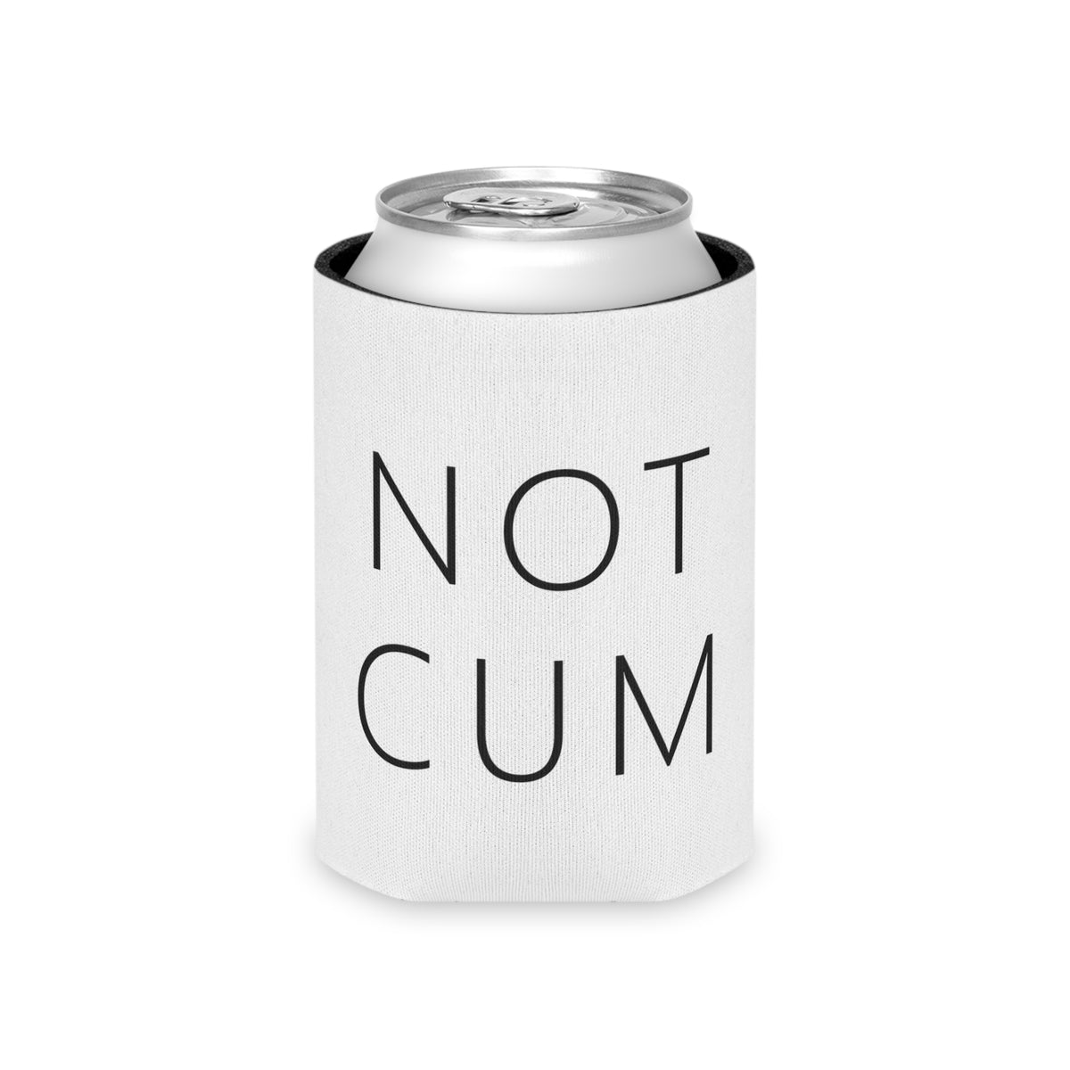 NOT CUM Can Cooler – Funny Adult Gag Gift Koozie