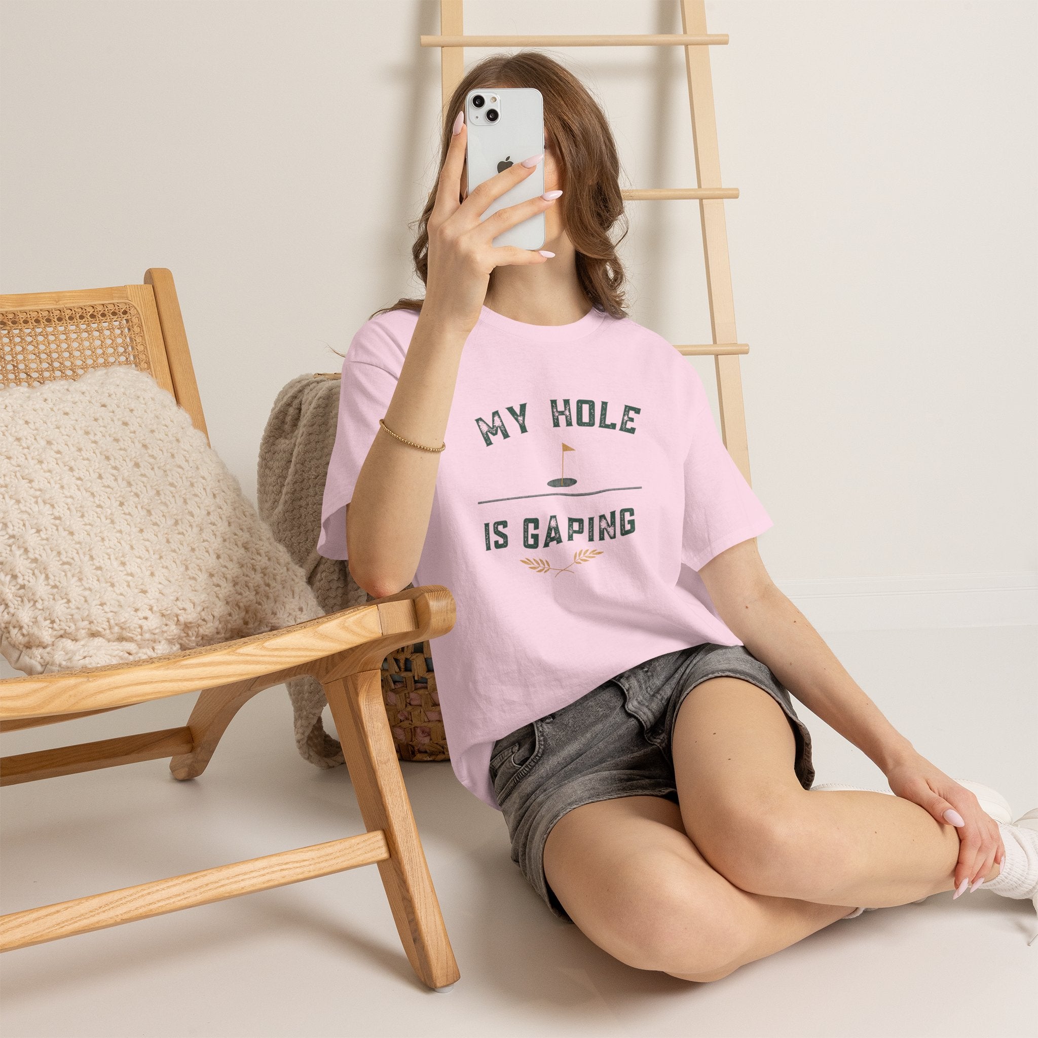 My Hole Is Gaping Shirt – Funny Golf Double Entendre T-Shirt