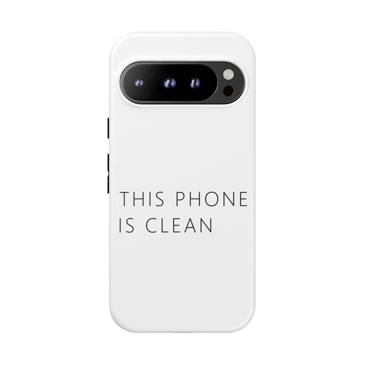 This Phone Is Clean Phone Case – Funny Deadpan Gag Gift Phone Case