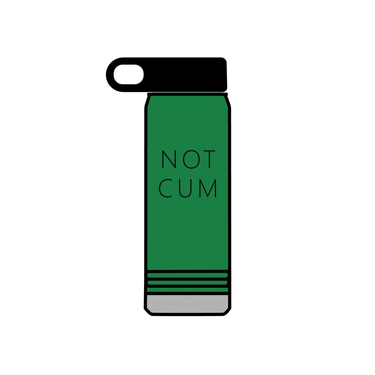 NOT CUM Water Bottle (20oz) – Funny Adult Gag Gift Insulated Bottle