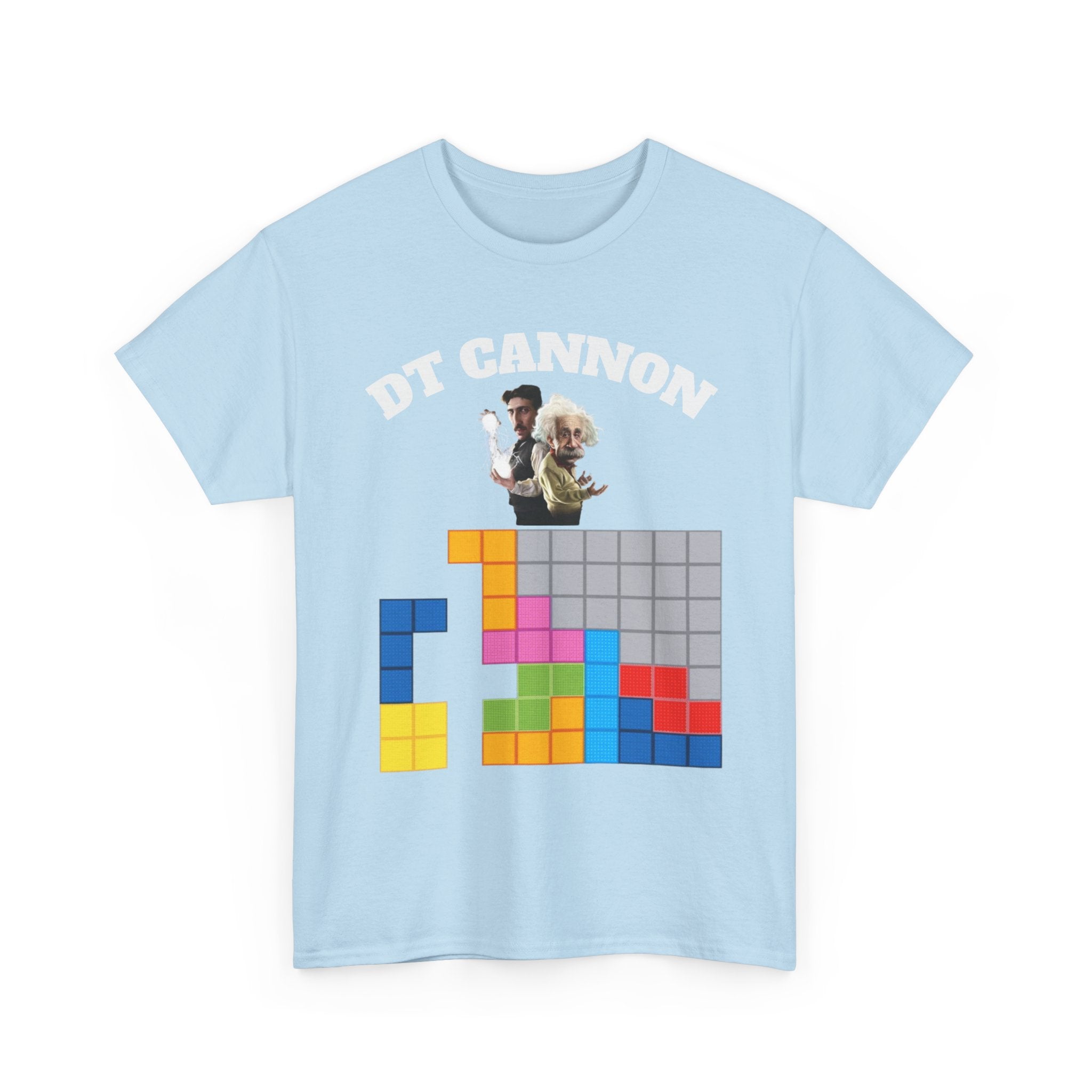 DT Cannon T-Shirt - Funny TETRIS Einstein Tee