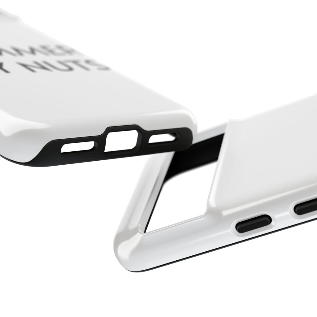 Hammer My Nuts Shock-Proof Phone Case – Funny Meme Protective Cover