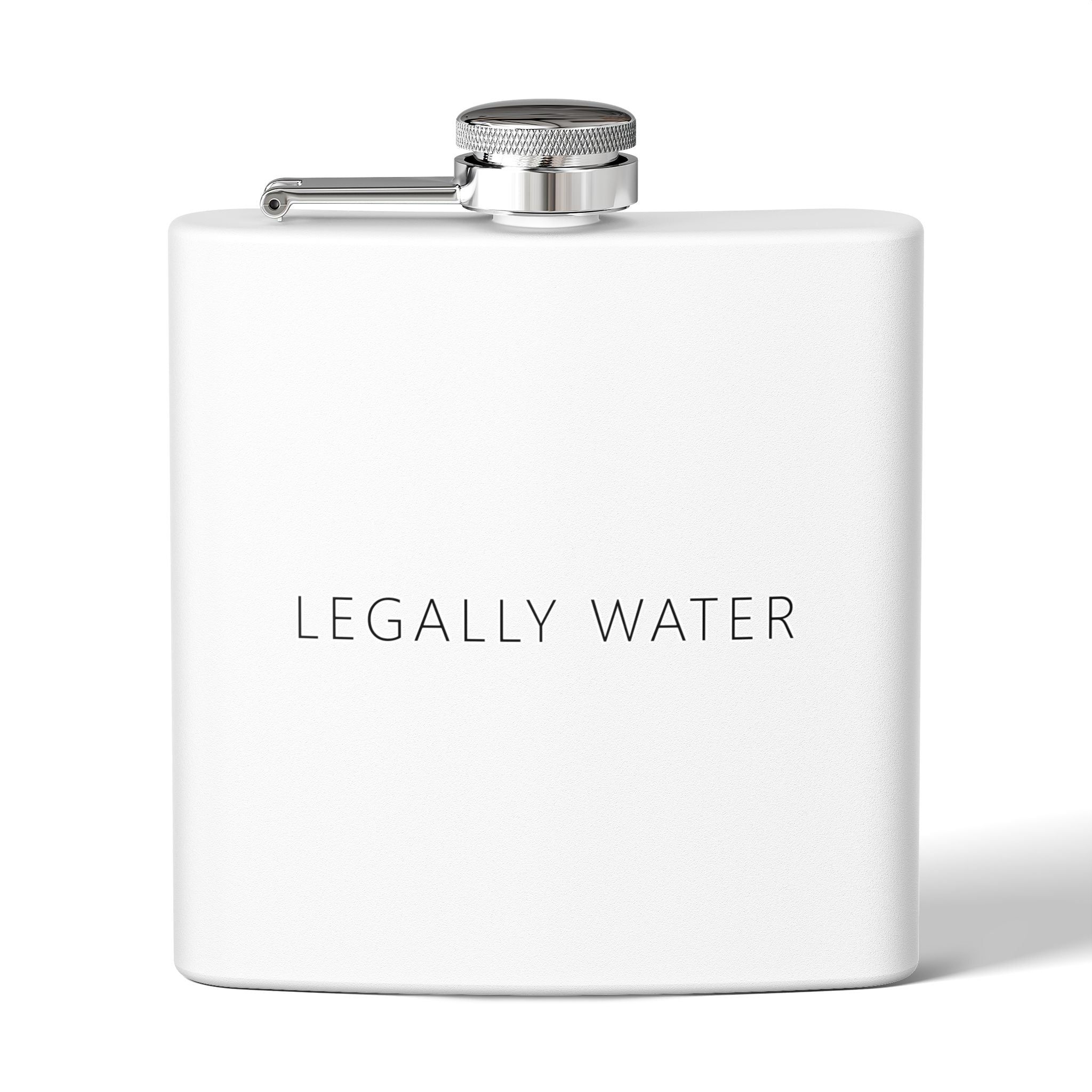 Legally Water Flask – Funny Deadpan Gag Gift Flask