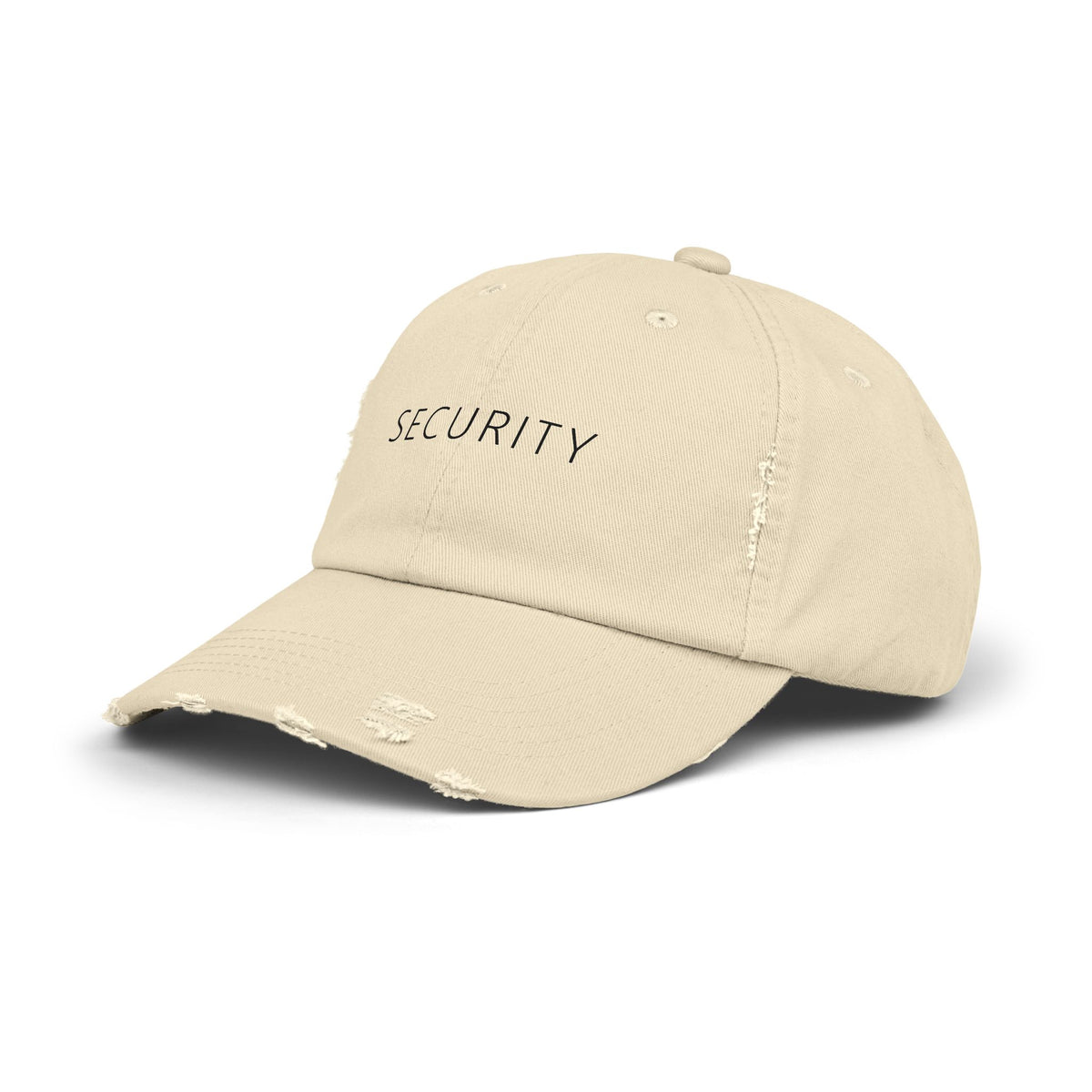 Security Hat – Funny Deadpan Gag Gift Distressed Dad Hat