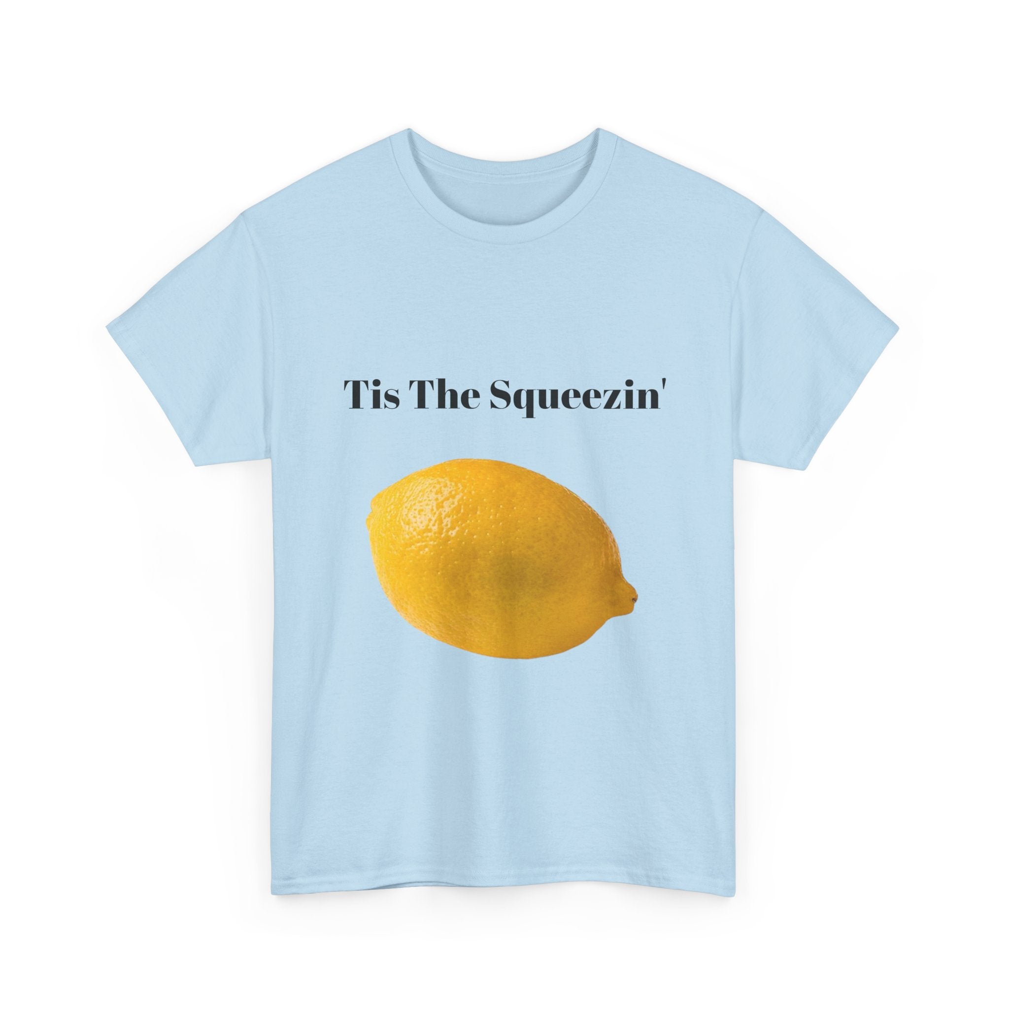Tis The Squeezin' - Funny Christmas Lemon Pun T-Shirt