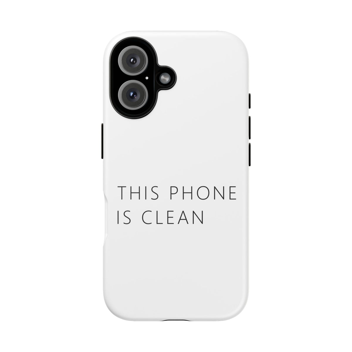 This Phone Is Clean Phone Case – Funny Deadpan Gag Gift Phone Case