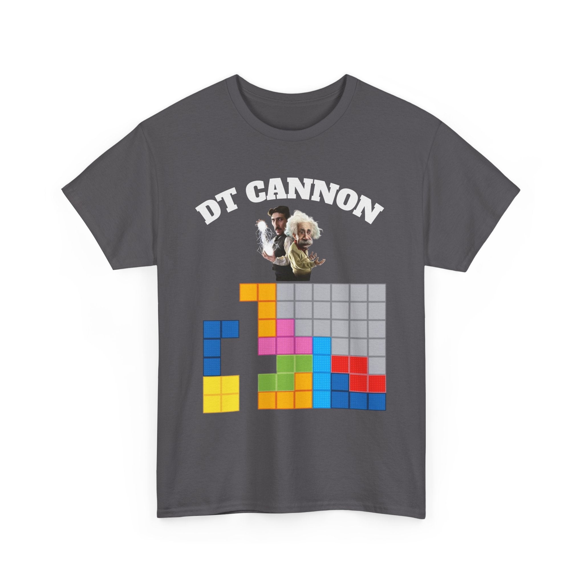 DT Cannon T-Shirt - Funny TETRIS Einstein Tee